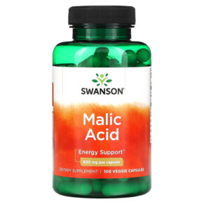 Swanson Malic Acid 600 mg 100 viên 087614019390