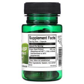 Swanson MegaNatural-BP Grape Seed Extract 300 mg 30 Capsules 087614024158