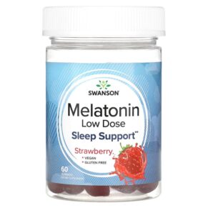 Swanson Melatonin Low Dose Strawberry 60 viên 087614118710