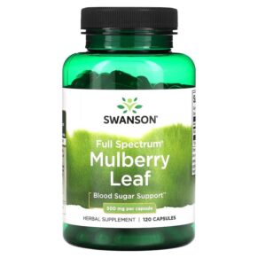Swanson Mulberry Leaf 500 mg 120 viên 087614110608