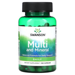 Swanson Multi & Mineral 100 viên 087614012568