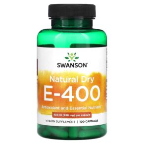 Swanson Natural Dry E-400 268 mg (400 IU) 100 viên 087614011318