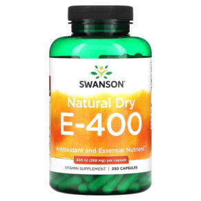 Swanson Natural Dry E-400 268 mg (400 IU) 250 viên 087614011325