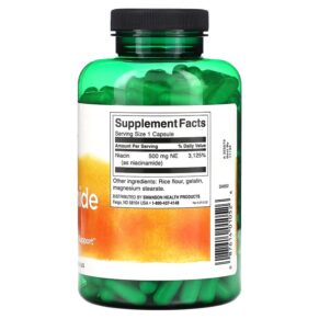 Swanson Niacinamide 500 mg 250 Capsules 3 Swanson Niacinamide 500 mg 250 Capsules 087614010526