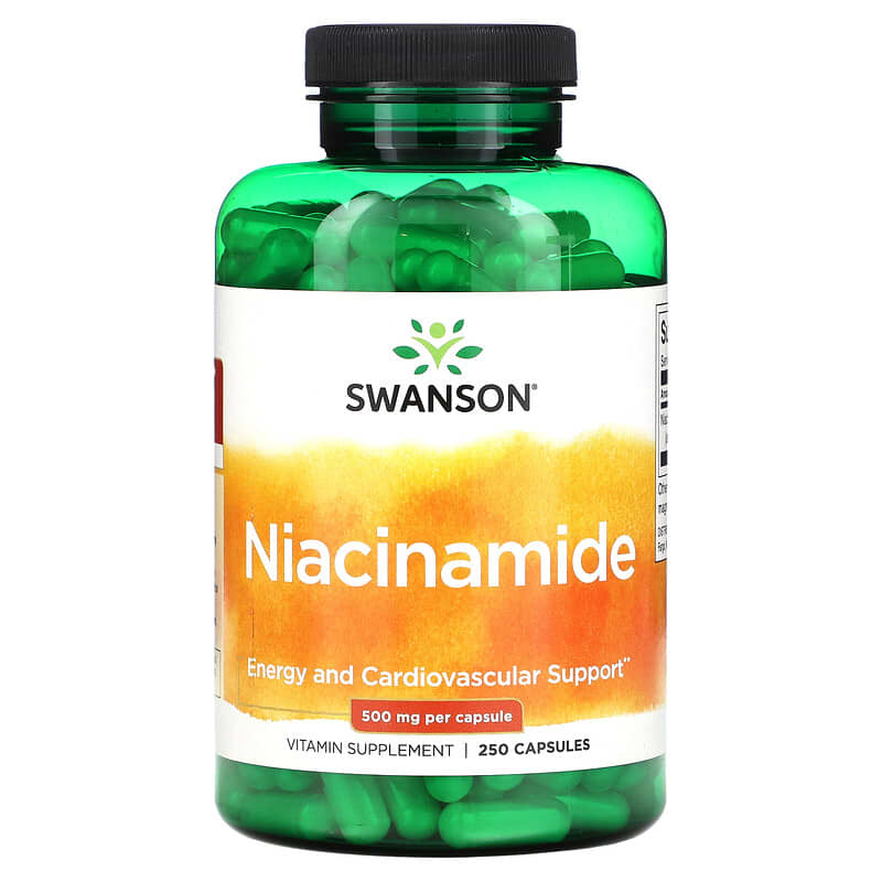 Swanson Niacinamide 500 mg 250 Capsules 1 Swanson Niacinamide 500 mg 250 viên 087614010526