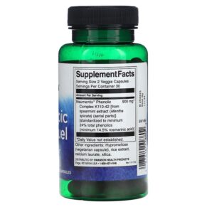 Swanson Nootropic Brain Fuel 60 Veggie Capsules 087614118802