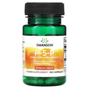 Swanson P-5-P Pyridoxal-5-Phosphate 20 mg 60 viên 087614117096