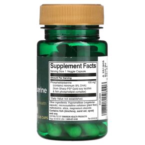 Swanson Phosphatidylserine 100 mg 30 Veggie Caps 087614028996