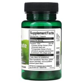 Swanson Pomegranate Extract 250 mg 60 Capsules 087614142654