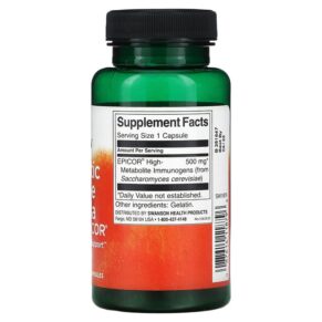 Swanson Postbiotic Immune Formula Featuring Epicor 500 mg 60 Capsules 3 Swanson Postbiotic Immune Formula Featuring Epicor 500 mg 60 Capsules 087614118796