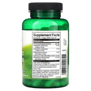 Swanson Probiotic Complex 120 Veggie EMBO Caps AP 087614020792