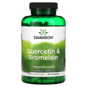 Swanson Quercetin & Bromelain Respiratory Health 250 viên 087614017334
