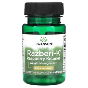Swanson Razberi-K Raspberry Ketones 100 mg 60 viên 087614040684