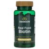 Swanson Real Food Biotin 2.500 mcg 90 Veggie Capsules 5 Swanson Real Food Biotin 2.500 mcg 90 viên 087614210391