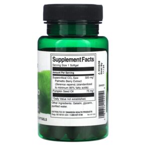 Swanson Saw Palmetto Maximum Strength 60 Softgels 087614142210