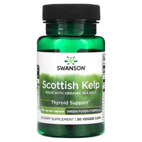 Swanson Scottish Kelp Made + Organic Sea Kelp 750 mg 30 viên 087614060798