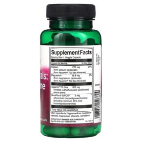 Swanson Sea Minerals: Red Marine Algae 60 Veggie Caps 087614026824