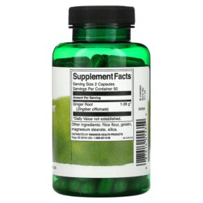 Swanson Spectrum Ginger Root 540 mg 100 Capsules 3 Swanson Spectrum Ginger Root 540 mg 100 Capsules 087614015354