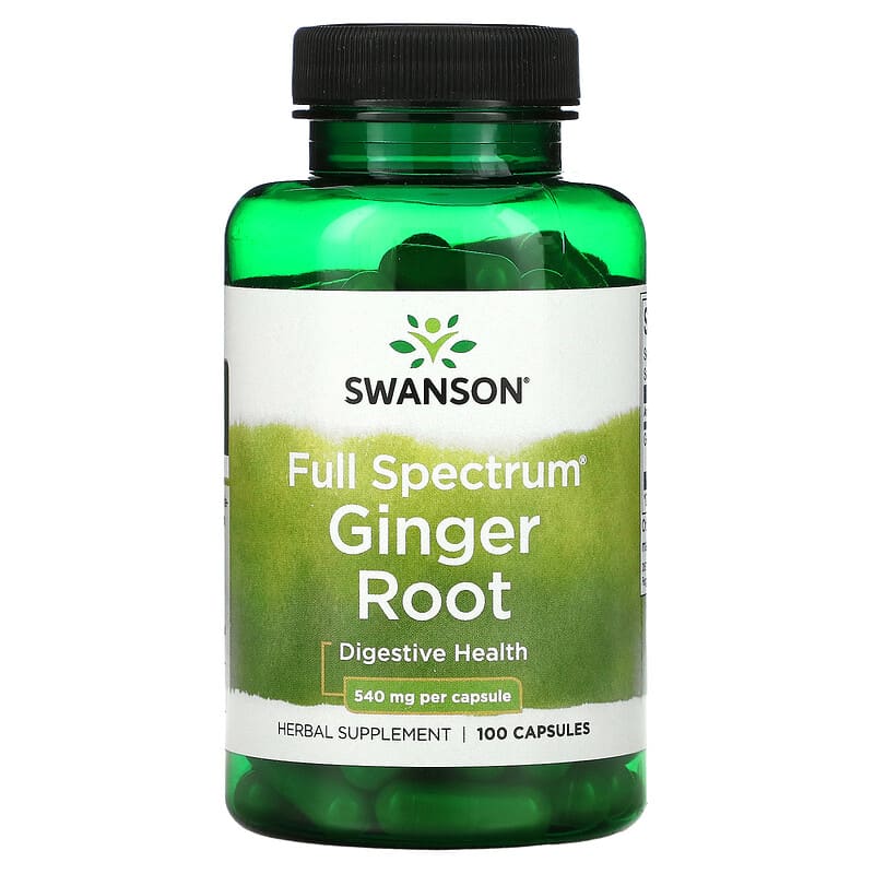 Swanson Spectrum Ginger Root 540 mg 100 Capsules 1 Swanson Spectrum Ginger Root 540 mg 100 viên 087614015354
