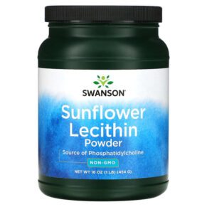Swanson Sunflower Lecithin Powder 1 lb (454 g) 087614115238