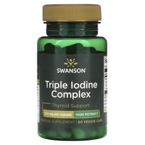Swanson Triple Iodine Complex High Potency 12.5 mg 60 viên 087614028095
