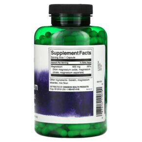 Swanson Triple Magnesium Complex 400 mg 300 Capsules 087614110790