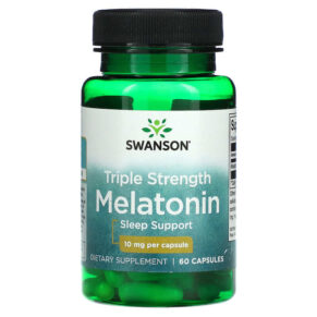 Swanson Triple Strength Melatonin 10 mg 60 viên 087614023052