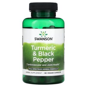 Swanson Turmeric & Black Pepper 90 viênule 087614118772