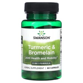Swanson Turmeric & Bromelain 60 viên 087614114125