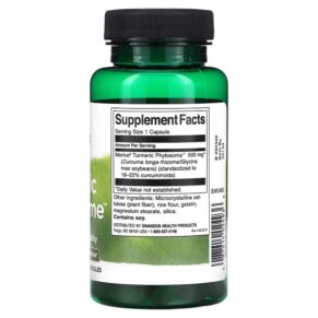 Swanson Turmeric Phytosome with Meriva 500 mg 60 Capsules 087614024936