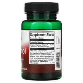 Swanson Ubiquinol 50 mg 60 Softgels 087614023939