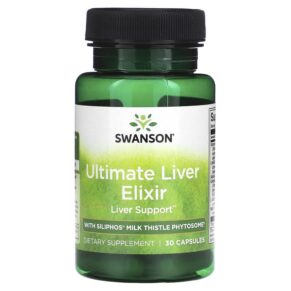 Swanson Ultimate Liver Elixir + Siliphos Milk Thistle Phytosome 30 viên 087614022475