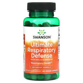 Swanson Ultimate Respiratory Defense + NAC & Quercetin 60 viên 087614118529