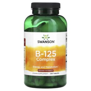 Swanson Vitamin B-125 Complex High Potency 250 viên 087614116891