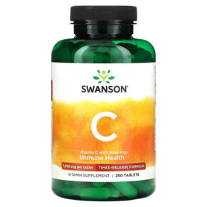 Swanson Vitamin C + Rose Hips 1.000 mg 250 viên 087614010984