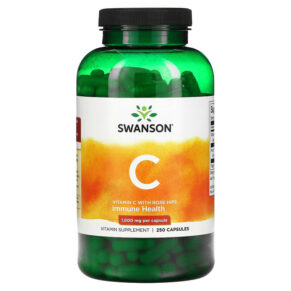 Swanson Vitamin C + Rose Hips 1.000 mg 250 viên 087614011066