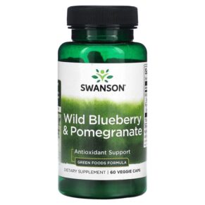 Swanson Wild Blueberry & Pomegranate 60 viên 087614060804