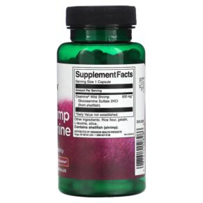 Swanson Wild Shrimp Glucosamine 500 mg 90 Capsules 087614028286