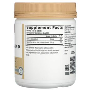 Swisse Ultiboost Calcium + Vitamin D 250 Tablets 850000148222