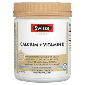 Swisse Ultiboost Calcium + Vitamin D 250 viên 850000148222