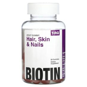 T-RQ Adult Gummy Hair Skin & Nails Strawberry 60 viên 835776001100