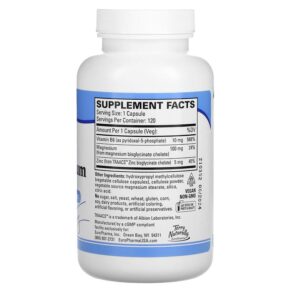 Terry Naturally BioActive Magnesium Complex with P-5-P and Zinc 120 Capsules 367703261023