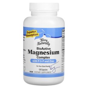 Terry Naturally BioActive Magnesium Complex + P-5-P & Zinc 120 viên 367703261023