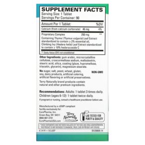 Terry Naturally Bronchial Clear 90 Tablets 367703206093