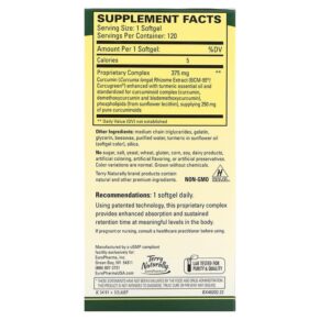 Terry Naturally CuraMed 375 mg 120 Softgels 367703402020
