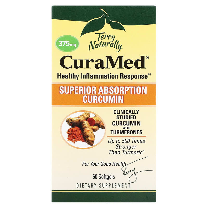 Terry Naturally CuraMed 375 mg 60 Softgels 1 Terry Naturally CuraMed 375 mg 60 viên 367703402068