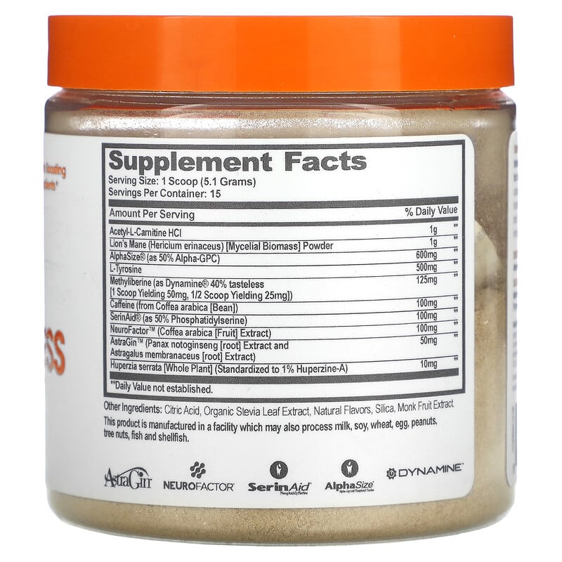 The Genius Brand Genius Consciousness Mango 2.72 oz (77 g) 8 Thành phần vi chất The Genius Brand Genius Consciousness Mango 2.72 oz (77 g) 850098008903