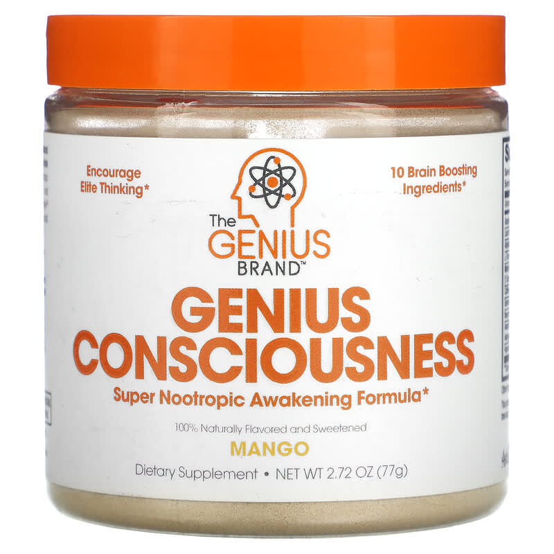 The Genius Brand Genius Consciousness Mango 2.72 oz (77 g) 1 The Genius Brand Genius Consciousness Mango 2.72 oz (77 g) 850098008903