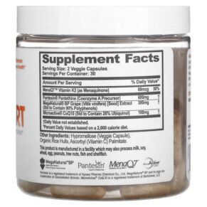 The Genius Brand Genius Heart 60 Veggie Capsules 850098008033