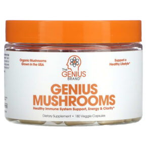 The Genius Brand Genius Mushrooms 180 viên 810037681147